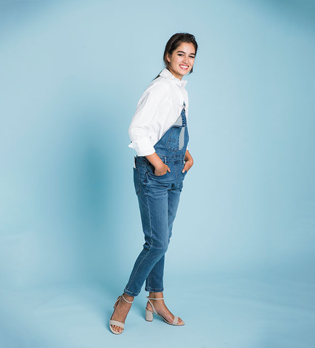 Patronilla shirt $299. Commoners overalls $269. Witchery sandals $169.90.