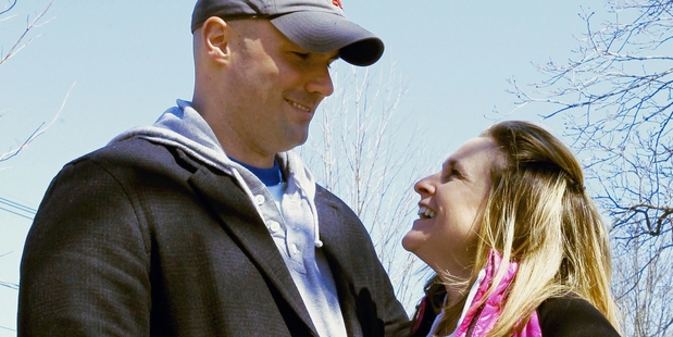 Mike Materia supported Roseann in the immediate aftermath of the bombing and in the months that followed. Photo / AP