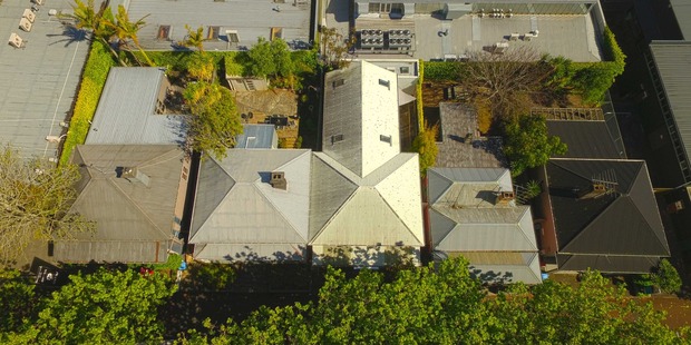 The sale of five character homes side by side in such an exclusive location is unusual. Photo / Colliers International