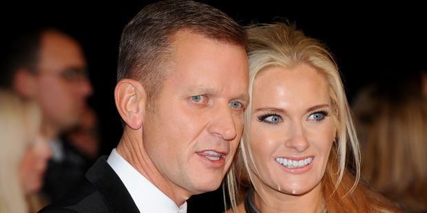 Jeremy Kyle and his ex-wife Carla Germaine. Photo / Getty Images