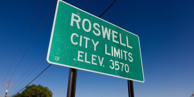 A classified US military project at Roswell Air Force Base, New Mexico, has raised alien questions.  Photo / Getty Images