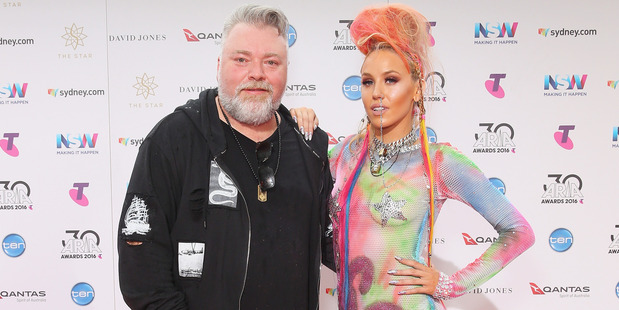 Kyle Sandilands and Imogen Anthony paid more than they had hoped thanks to some freeloading friends. Photo / Getty Images