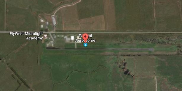 A parachutist was injured at Parakai today. Photo / Google