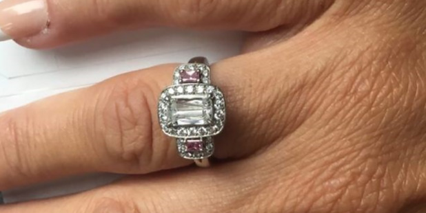 A devastated Kiwi bride is selling her wedding dress and engagement ring on Trade Me after her husband-to-be ditched her the night before their lavish  Rarotonga wedding. Photo / Trade Me