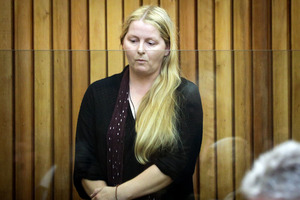GUILTY: Nicole Marie Reynolds pleaded guilty to causing the deaths of Leigh Rhodes and Kenny McCrae.