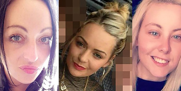 Brogan Gillard , Paige Cunningham and Shannon Jones from from Barrow-on-Furness. Picture / Facebook
