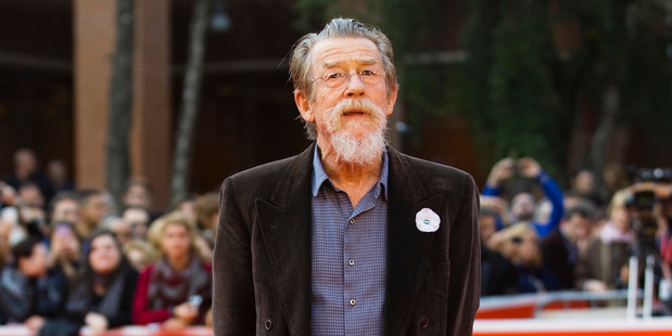 John Hurt has been praised by his Hollywood peers as "eternal" and "unflinching". Photo / AP