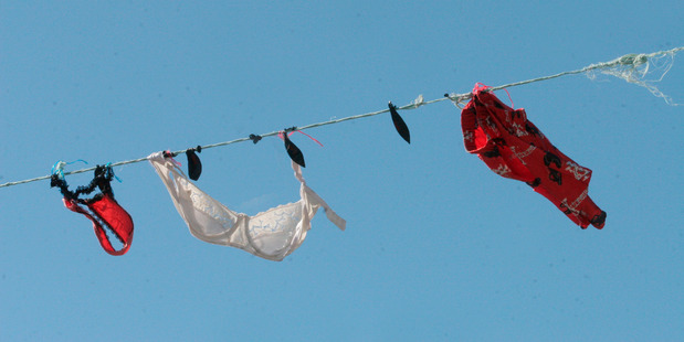 Police are warning of an underwear thief lurking about Brookfield, Tauranga. PHOTO / FILE