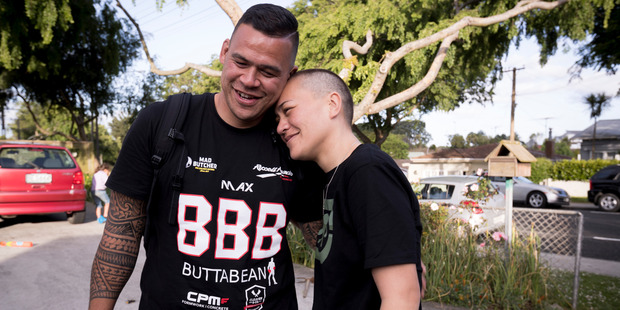 Letele and her brother Dave after she was released from prison due to her terminal cancer, in November 2016. Photo / Dean Purcell
