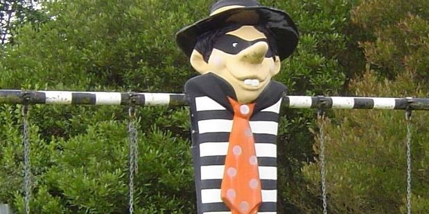 A Hamburglar swing set is one of three items up for grabs. Photo / Trade Me