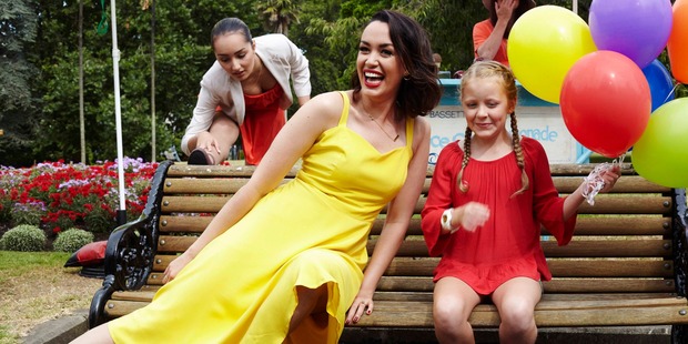 Kanoa Lloyd is a stunner in yellow for TV3's new show The Project. Photo/TV3