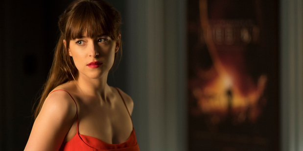 Loading Dakota Johnson as Anastasia Steele in Fifty Shades Darker, the sequel to Fifty Shades of Grey that critics say is underwhelming. Photo/AP