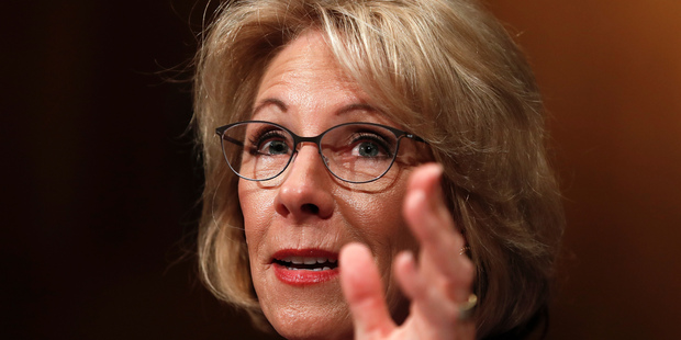 Education Secretary-designate Betsy DeVos. Photo / AP
