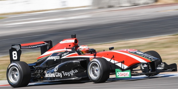 Marcus Armstrong in action at Taupo. Photo / Supplied