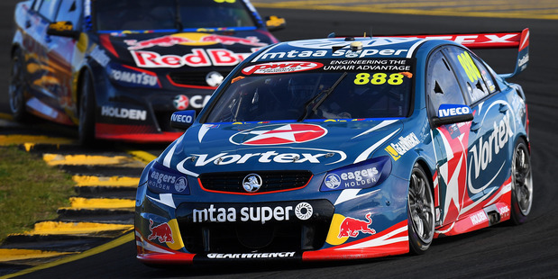 Craig Lowndes during the Supercars Sydney SuperSprint. Photo / Getty Images