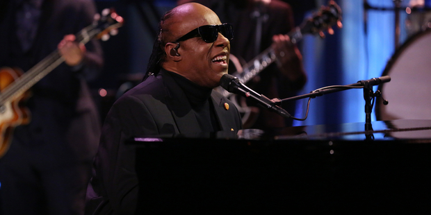 Musician Stevie Wonder who has been blind almost his whole life jokes he will 'reveal the truth' this year. Photo / Getty Images