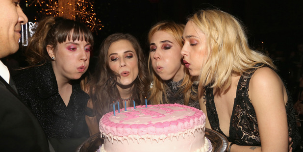 Lena Dunham, Allison Williams, Zosia Mamet and Jemima Kirke attend The New York Premiere of the final season of Girls. Photo / Getty