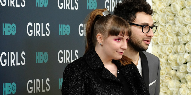 Actress Lena Dunham and musician Jack Antonoff. Photo / Getty