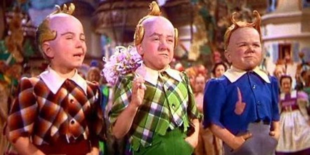 The Munchkins were reporedly a nightmare on set, fighting almost every night. Photo/MGM
