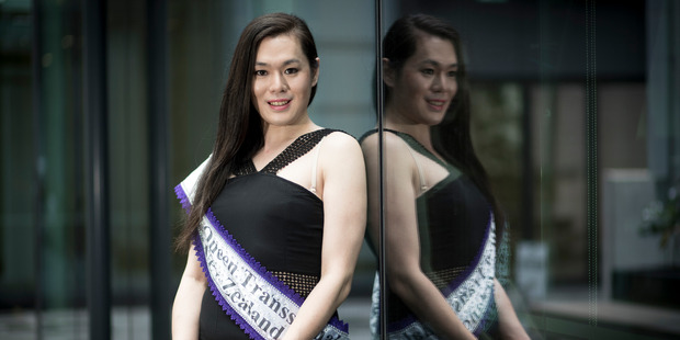 Cecilia Kang who is the winner of Queen Transsexual New Zealand 2016. Photo / Dean Purcell