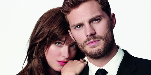 Dakota Johnson and Jamie Dornan for Fifty Shades of Grey. Photo / Supplied