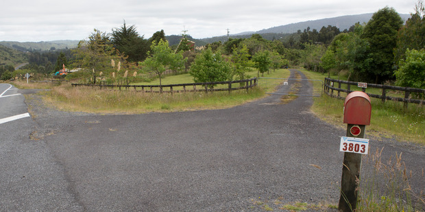The driveway to the ski lodge at Raurimu, formerly owned by Helen and Neville Anderson. Photo / Mark Mitchell