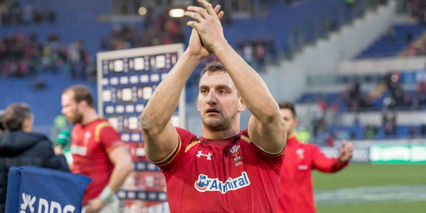 Welsh forward Sam Warburton. Photo / Morgan Treacy via Photsport
