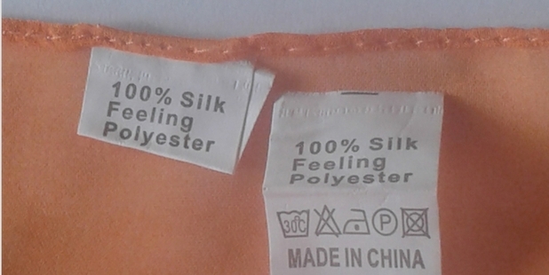 If it feels like silk, it may be polyester. Photo / Supplied