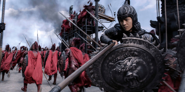 Lu Han as Peng Yong in The Great Wall. Photo / Legendary Pictures and Universal Pictures via AP
