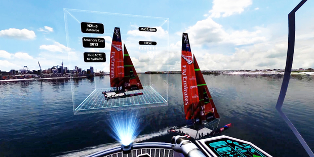 A virtual reality interactive in the new MOTAT exhibition The Innovators. Photo / Supplied