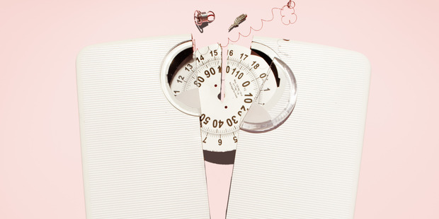 Try not to let daily fluctuations in your body weight put you off your weight loss efforts; focus on weekly trends and weigh yourself in the morning only. Photo / Getty