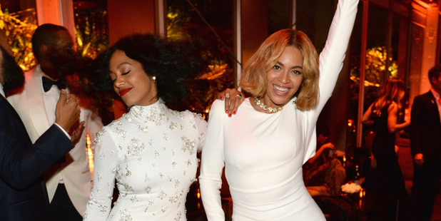 Sisters Solange and Beyonce. Photo / Getty