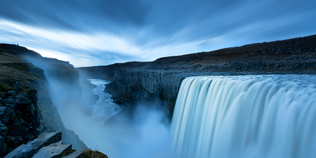 Detifoss in Iceland is Europe's most powerful waterfall. Photo / Getty Images