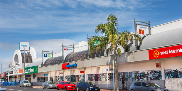 Hunters Plaza at 217 Great South Rd is anchored by a Countdown and Kmart. Photo / Supplied