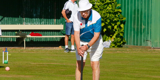 John Wall of Palmerston North claimed the top singles title at the Jane Winestone tournament at the Wanganui Croquet Club last weekend.