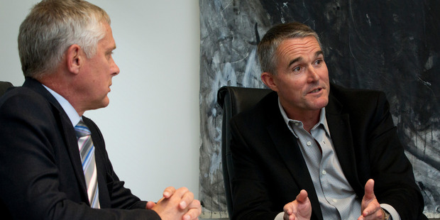 Peter Hutson (L) and James Reeves of Healthcare Partners.