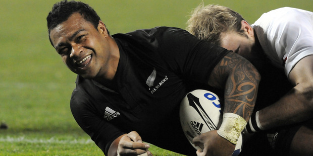 Sione Lauaki played 17 Tests, including one in 2008 against England in Christchurch where he scored a try. Photo / File