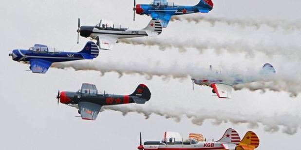 A major event at the Wings over Wairarapa air show in Masterton has been cancelled today due to wet weather. Photo / via twitter