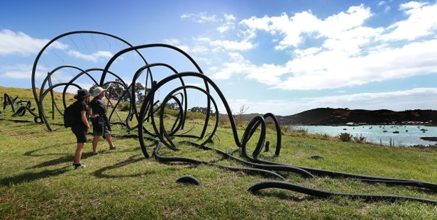 Sculpture On The Gulf on Waiheke Island. Photo / Doug Sherring