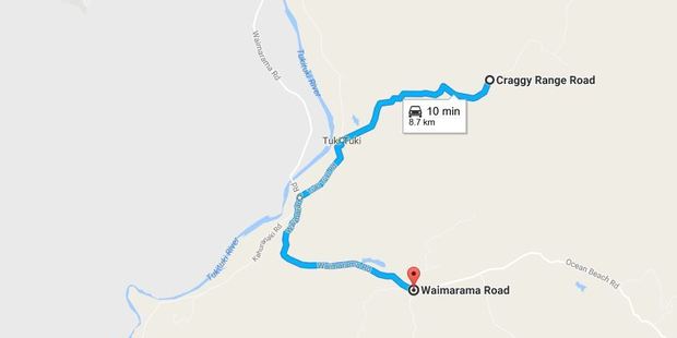 Nearly 40 residents of Craggy Range Rd have had to flee their homes because of a fire on Waimarama Rd.