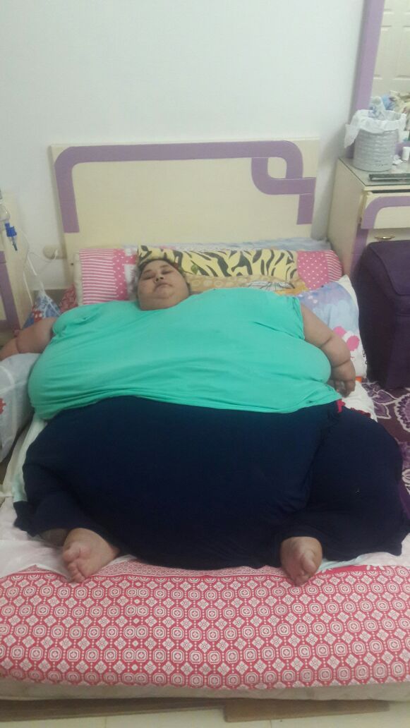 Eman Ahmed Abd El Aty has suffered a stroke that left her right arm and leg paralysed. Photo / Supplied via bitgiving.com/SaveEmanCause