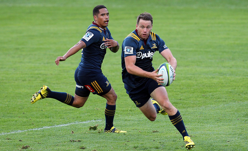 Ben Smith and Aaron Smith in action for the Highlanders. Photo / Getty