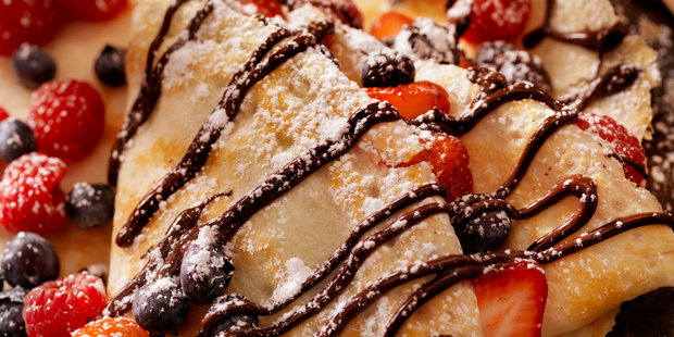Forget chocolate and berries - prosecco-infused pancakes are the newest trend to try. Photo / Getty Images