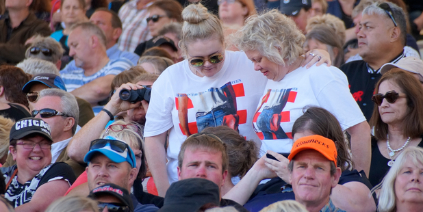 There was a good turnout for the Bruce Springsteen concert. Photo / Anastasia Hedge