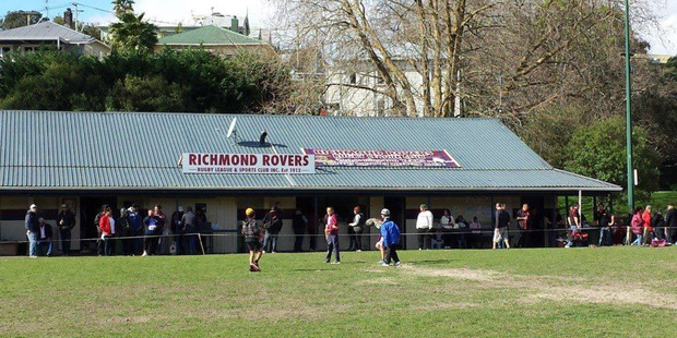 Richmond Rovers Rugby League Club in Grey Lynn Park Auckland. Photo / Supplied via Facebook