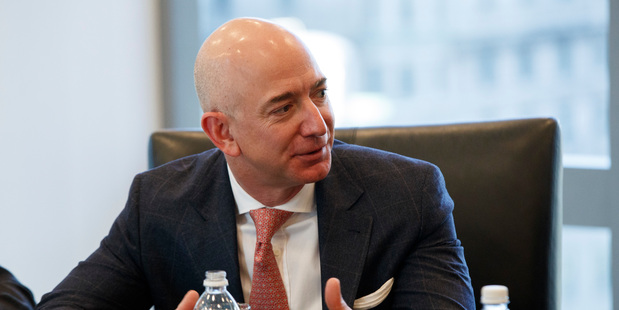 Washington Post owner and Amazon chief executive Jeff Bezos. Picture / AP.