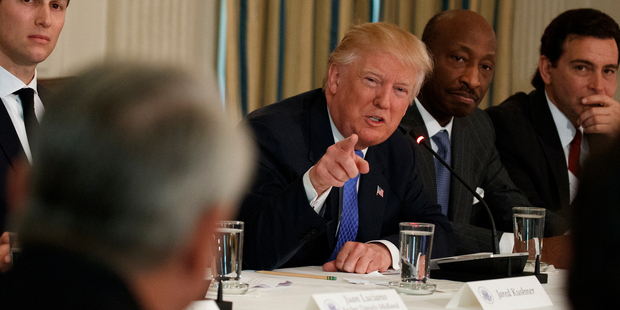 President Donald Trump has a fondness for the royals. Photo / AP