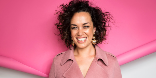 Kanoa Lloyd shows flashes of a different style of news presenting. Photo/Guy Coombes