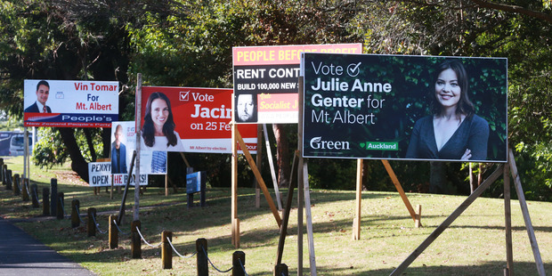 Mt Albert byelection candidates give their reasons. Photo / Doug Sherring