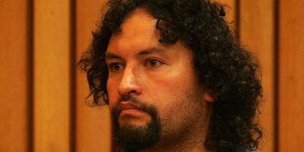 Jason Reihana in the Tauranga District Court in 2005 following the attack in the Tauranga suburb of Greerton that left two people dead. Photo / File